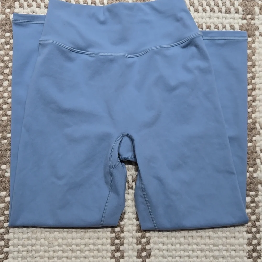 P'tula Sierra Sky Blue Leggings Size Large 23" Inseam - Picture 2 of 4